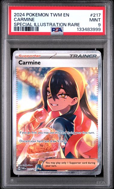 Carmine Twilight Masquerade 217/167 PSA 9